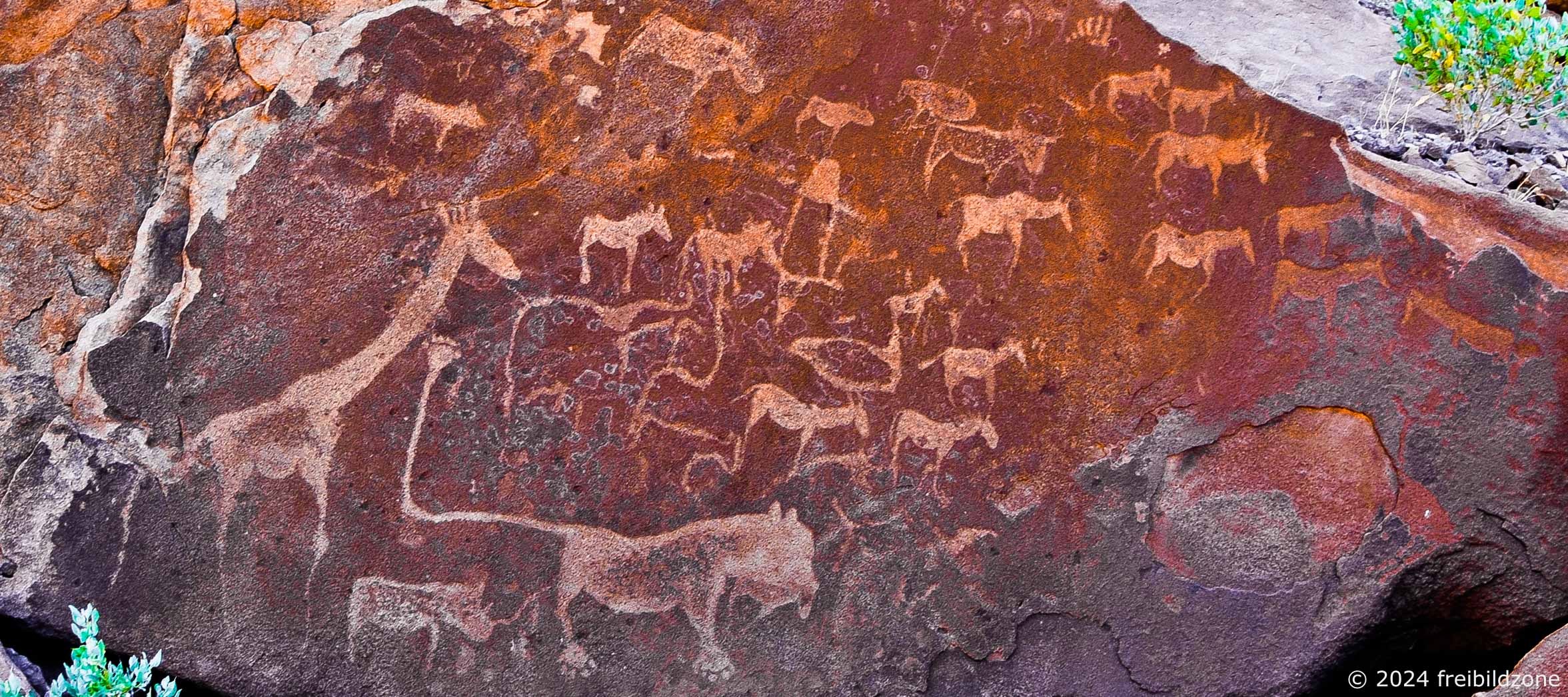 Wandmalerei, Twyfelfontein, Namibia