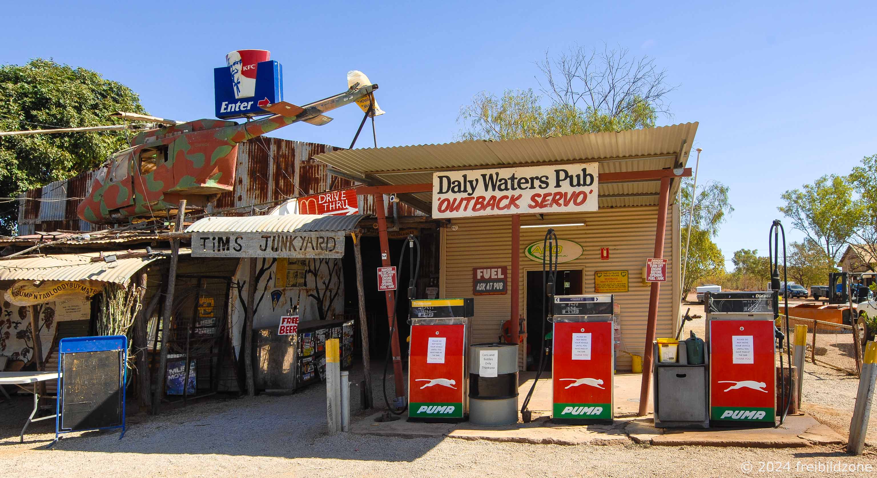Roadhouse in Daly Waters, Northern Territories, Australia