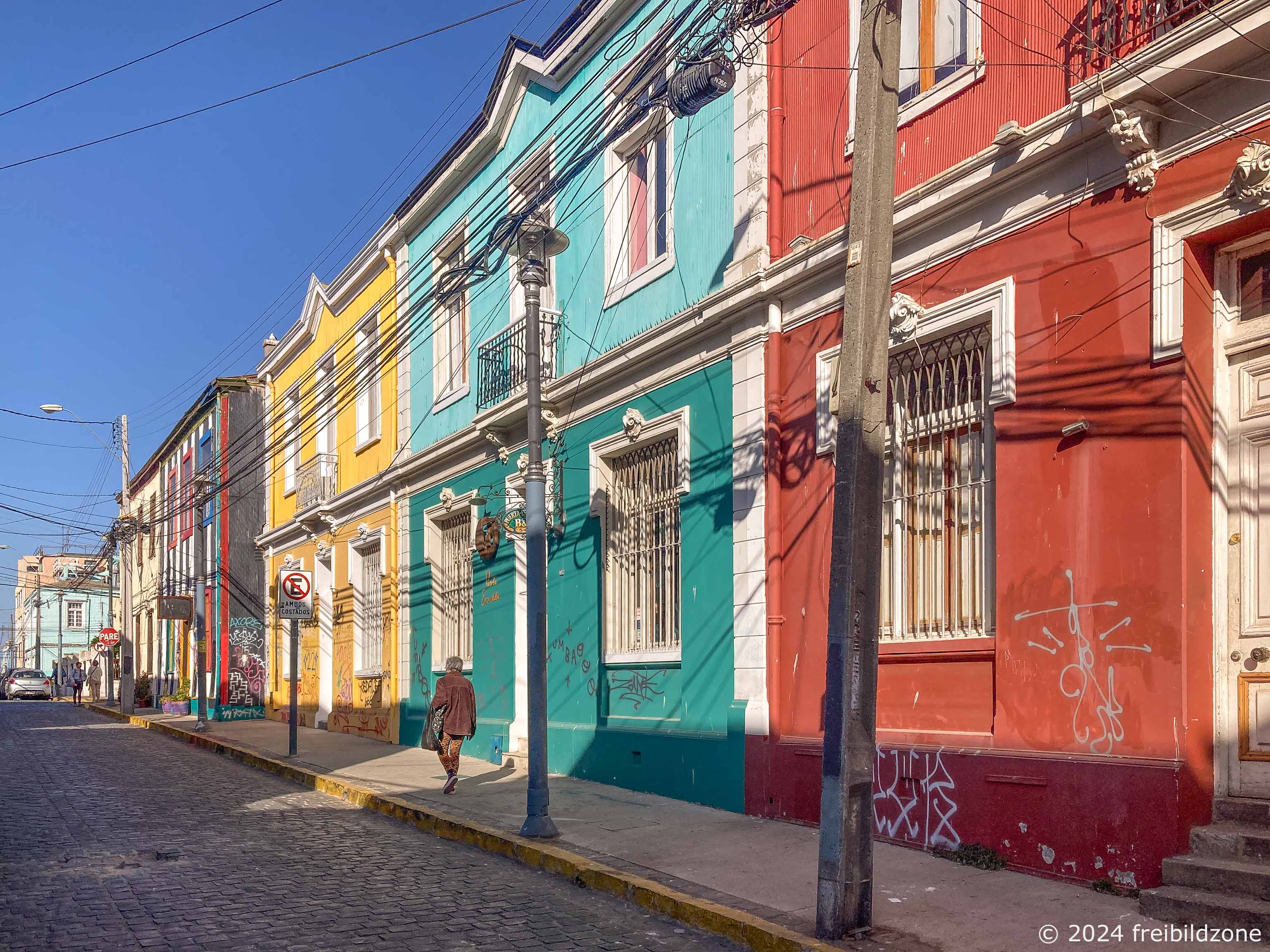 Colorful Cerro Alegre, Valparaíso, Chile