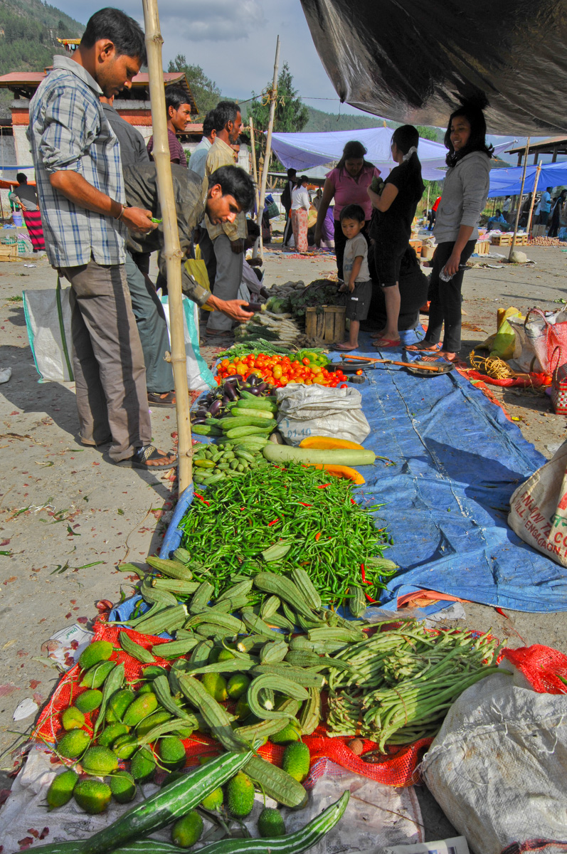 Market in Paro