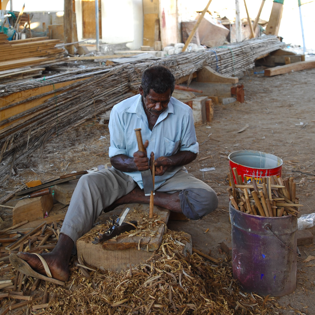Boat builder, Sur, Oman