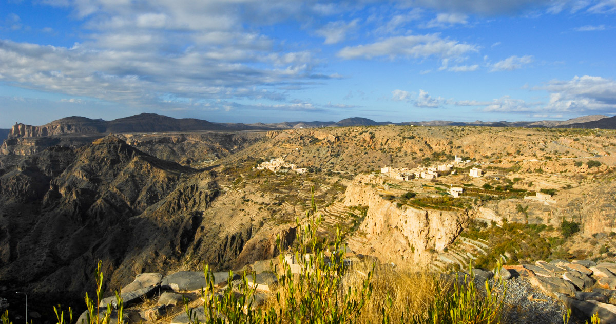 Blick vom Alila Jabal Akhdar