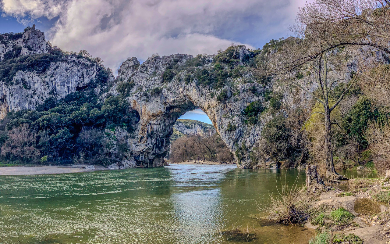 Pont d'Arc, Ostseite, Ardèche