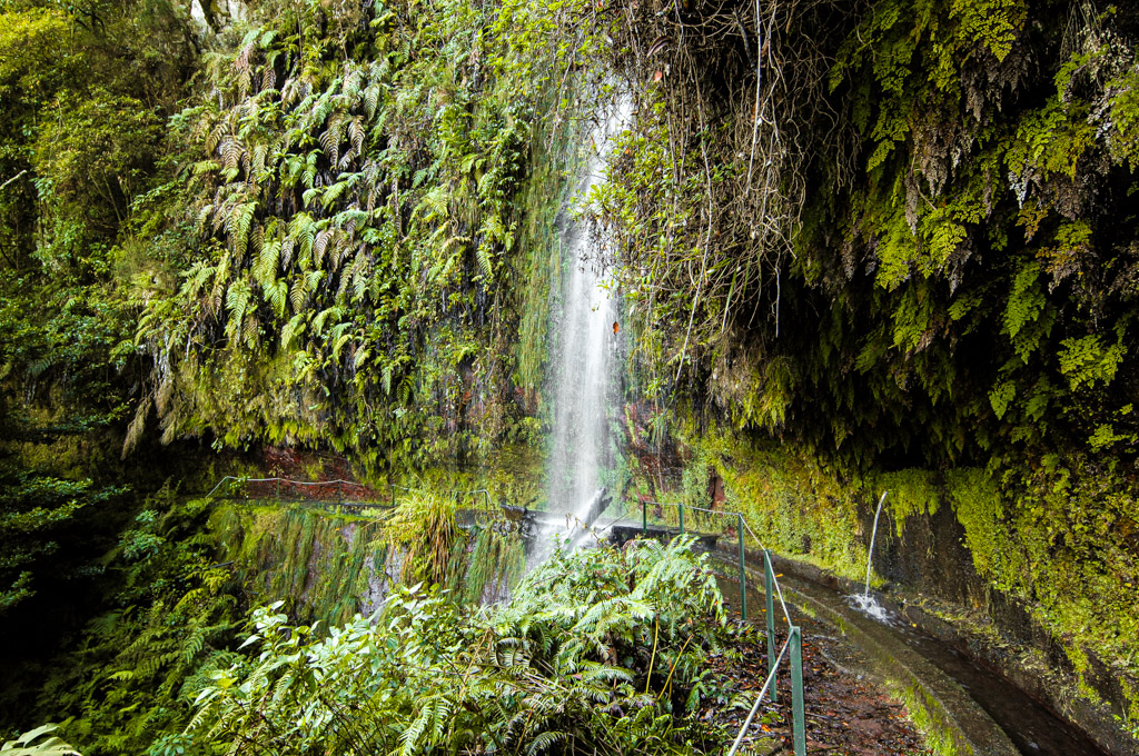 Wasserfall an der Levada do Rei