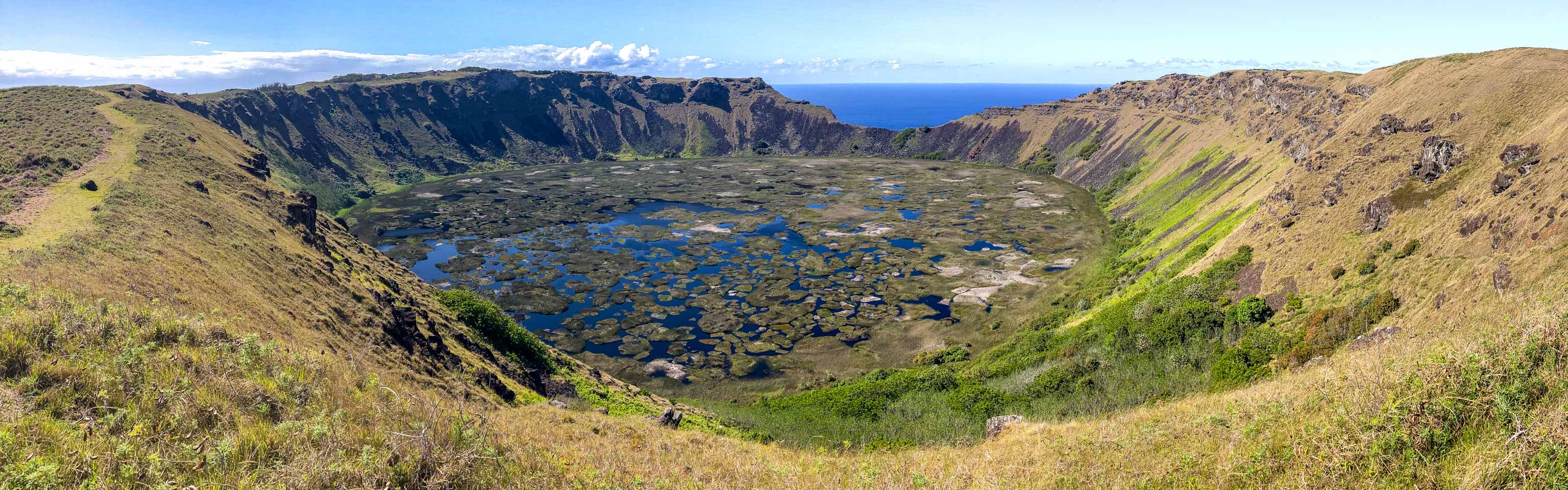 Rano Kau volcanic crater