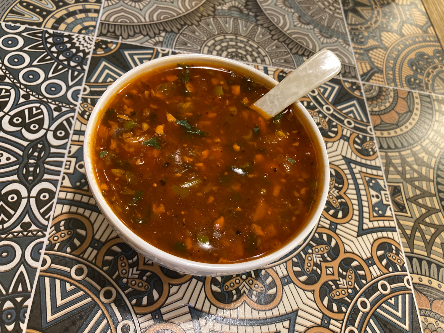 Excellent Indian sour spicy soup