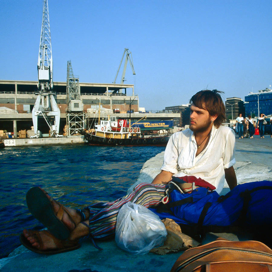 Piräus harbour, Athens, Greece 1983 (Foto: Susanne Traud)
